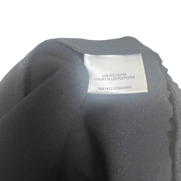 Eileen Fisher Straight Leg Stretch Pants Black size PM - Picture 6 of 7